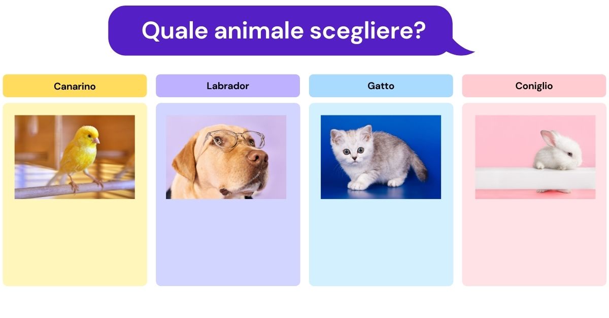 esempio animali domestici