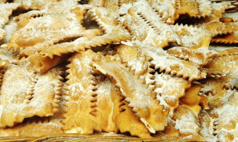 Chiacchiere al forno